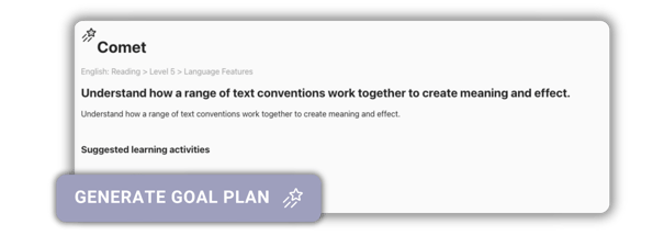 Comet - Generate Goal Plan