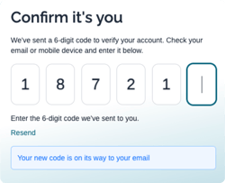 Enter MFA Code
