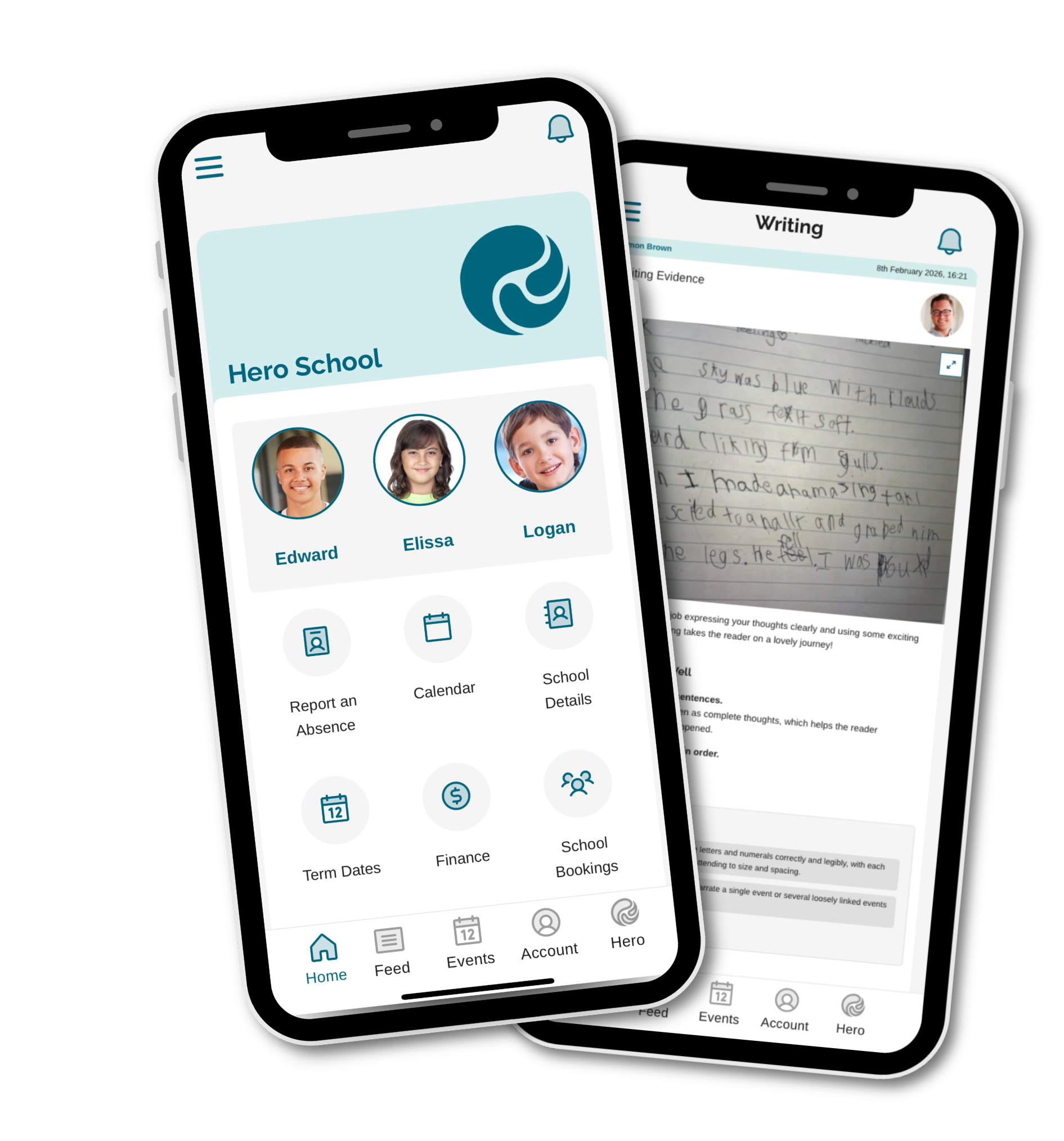 Hero Parent App for Web Footer